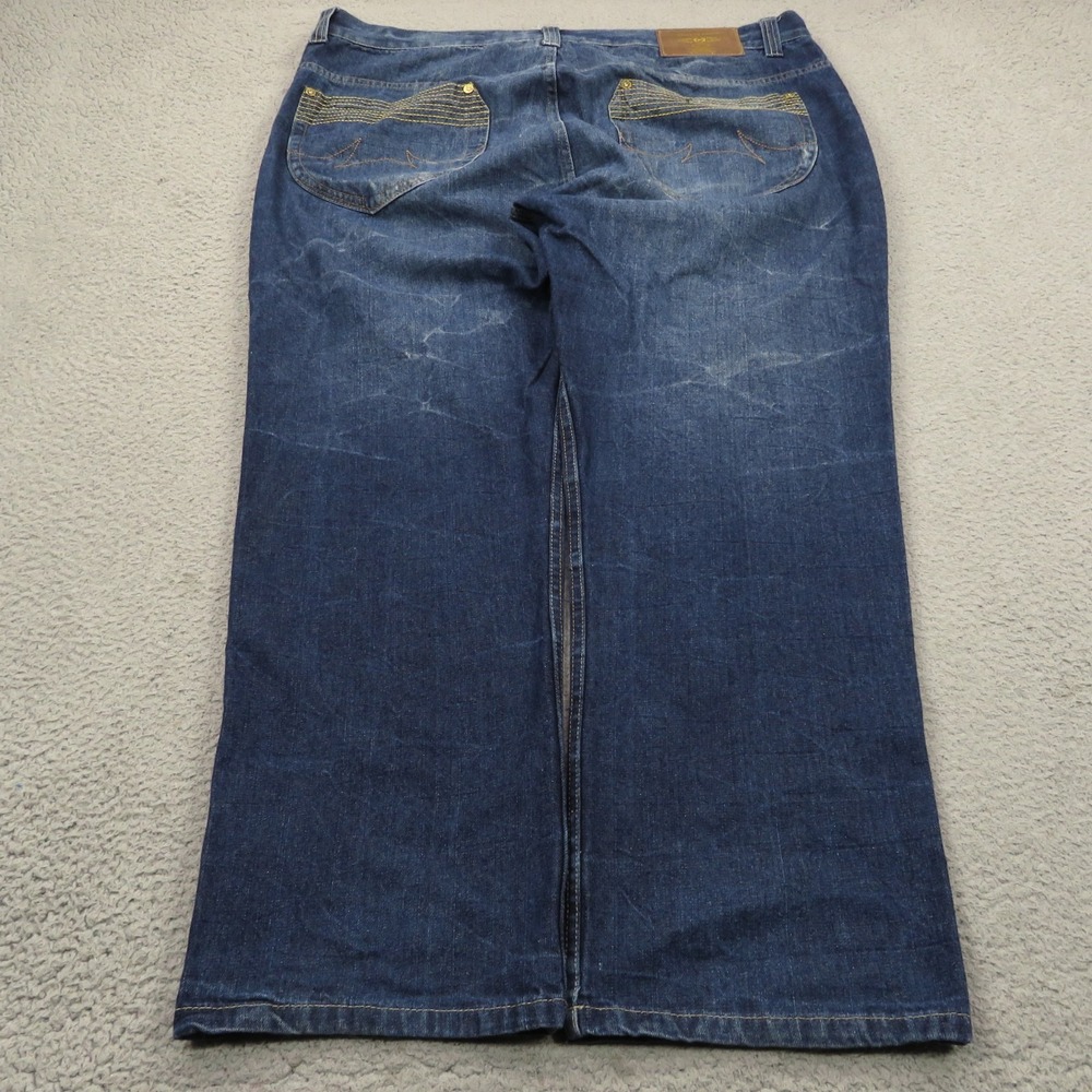 Baggy Jeans Men 46 Y2K Skater Grunge 10" Leg Opening Pipes Vintage VTG Phat Farm